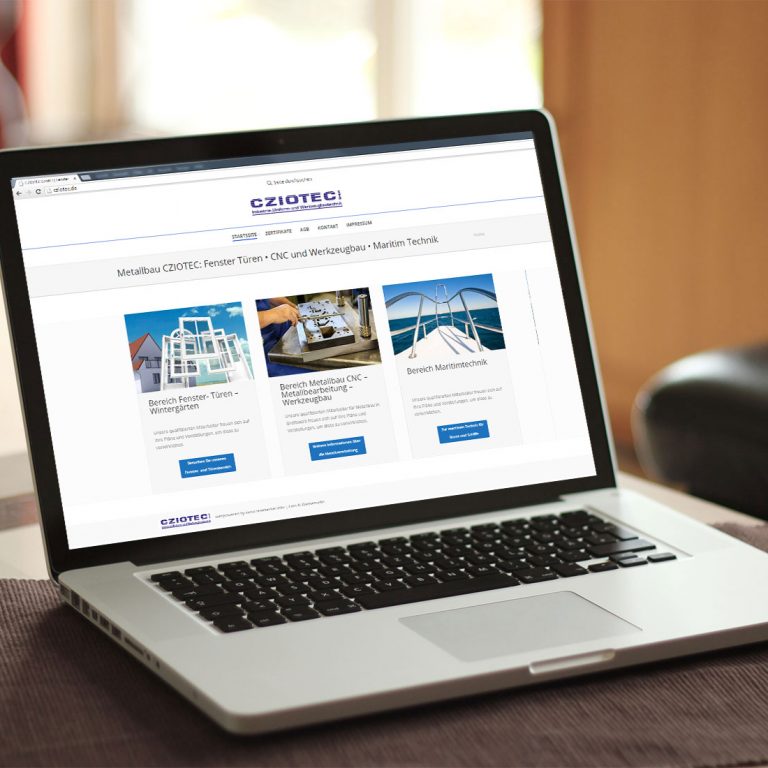 Metallbau CZIOTEC: Fenster Türen • CNC und Werkzeugbau • Maritim Technik