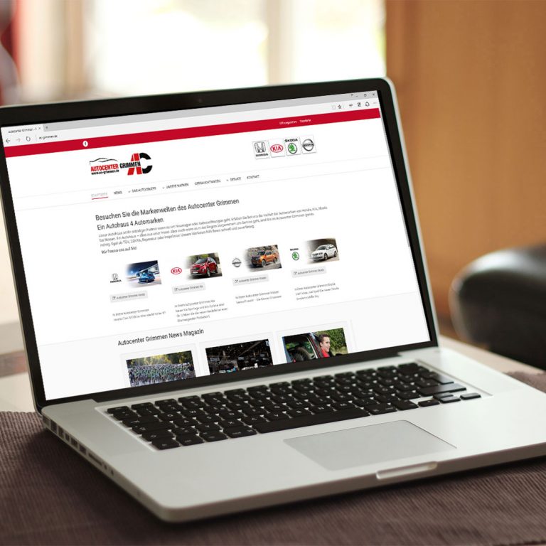 Autocenter Grimmen Webseite Foto Rene Becker Werbestudio Greifswald