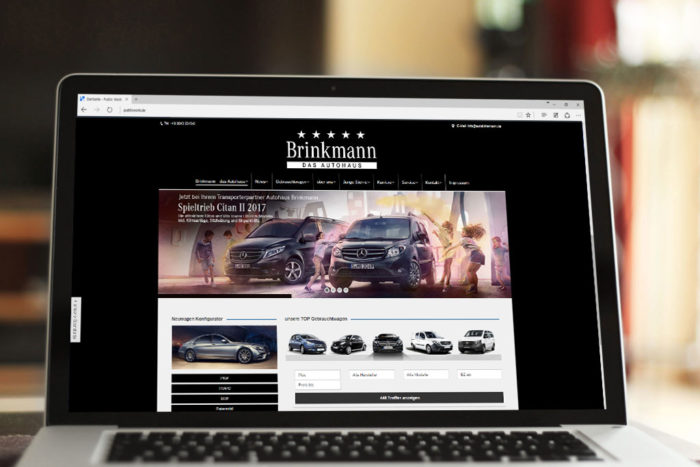 Erstellung Webseite Autohaus Brinkamnn durch Rene Becker
